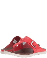 Red Print Sandals