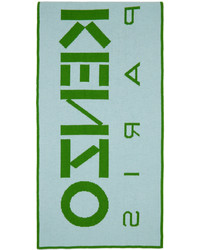 Kenzo Blue Green Box Scarf