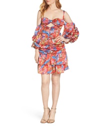 BRONX AND BANCO Catalina Floral Print Party Dress