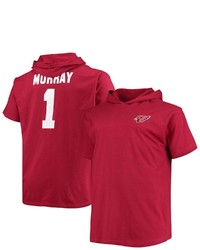 FANATICS Branded Kyler Murray Cardinal Arizona Cardinals Big Tall Player Name Number Hoodie T Shirt