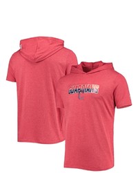 New Era Heathered Red Cleveland Guardians Hoodie T Shirt In Heather Red At Nordstrom