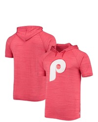 STITCHES Red Philadelphia Phillies Raglan Hoodie T Shirt At Nordstrom