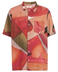 OSKLEN Abstract Print Short Sleeved Shirt