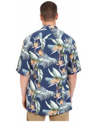 Tommy Bahama Big Tall Big Tall Cool Palm Collected Camp Shirt Short Sleeve Button Up