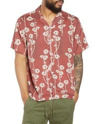 Saturdays Nyc Canty Poppy Woven Shirt