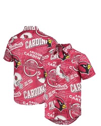 FOCO Cardinal Arizona Cardinals Thematic Button Up Shirt
