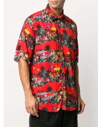 Mauna Kea Embroidered Gradient Short Sleeve Shirt