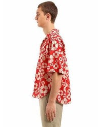 Marni Floral Printed Cotton Voile Shirt