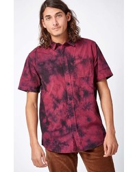 Pacsun Mystic Washed Short Sleeve Button Up Shirt