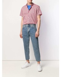 MAISON KITSUNÉ Printed Short Sleeved Shirt