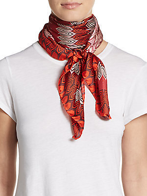 Missoni Silk Scarf, $280 | Off 5th | Lookastic