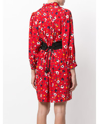 Marc Jacobs Floral Print Shirt Dress