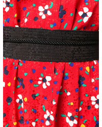Marc Jacobs Floral Print Shirt Dress