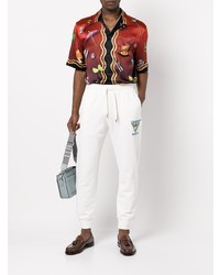 Casablanca Graphic Print Short Sleeve Shirt