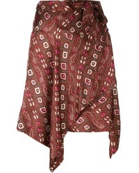 Isabel Marant Teal Asymmetric Skirt