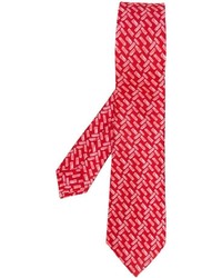 Kiton Brushstroke Print Tie