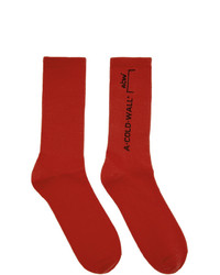 A-Cold-Wall* Red Core Design Socks