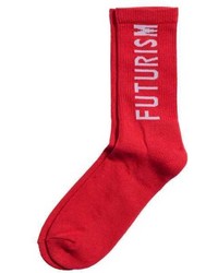 H&M Socks With Printed Text