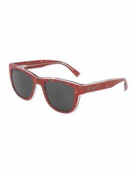 Red Print Sunglasses