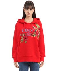 Gucci Embroidered Printed Cotton Sweatshirt