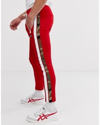 Replay Camo Red Track Pants