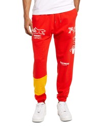 Icecream Global Colorblock Graphic Joggers