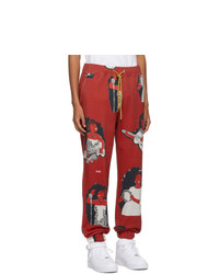 Pyer Moss Red Aop Jogger Lounge Pants