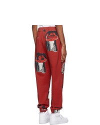 Pyer Moss Red Aop Jogger Lounge Pants