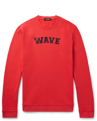 Red Print Sweatshirt