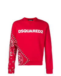 DSQUARED2 Bandanna Print Logo Sweatshirt