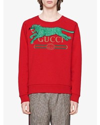 Gucci Logo Sweatshirt With Tiger