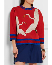 Gucci for NET-A-PORTE Printed Bonded Cotton Jersey Sweatshirt