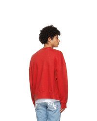 Palm Angels Red Bear Sweatshirt