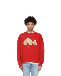 Palm Angels Red Bear Sweatshirt