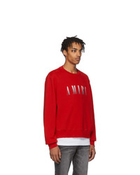 Amiri Red Logo Core Sweatshirt