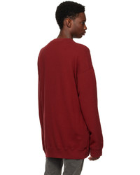 Undercover Red Printed Sweatshirt