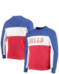 Junk Food Royalred Buffalo Bills Color Block Pullover Sweatshirt At Nordstrom