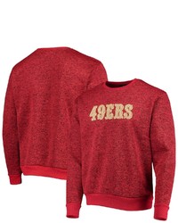 FOCO Scarlet San Francisco 49ers Colorblend Pullover Sweater At Nordstrom