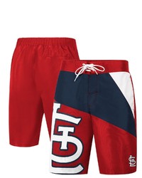 G-III SPORTS BY CARL BANKS Red St Louis Cardinals Wind Wave Swim Shorts At Nordstrom