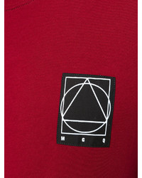 McQ Alexander Ueen Glyph Icon Print T Shirt