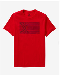 Express Exp Textured Bars Graphic T Shirt