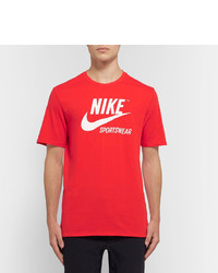 Nike Printed Cotton Jersey T Shirt