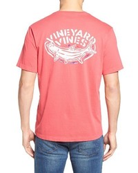 Vineyard Vines Stencil Tarpon Graphic Pocket T Shirt
