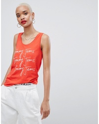 Tommy Jeans Vest Top With Scribble Logo