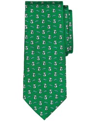 Brooks Brothers Cat And Fish Print Tie