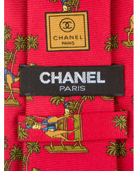 Chanel Printed Silk Tie