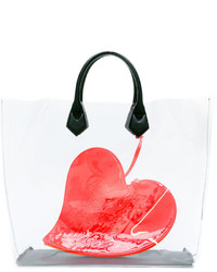Vivienne Westwood Heart Print Tote Bag