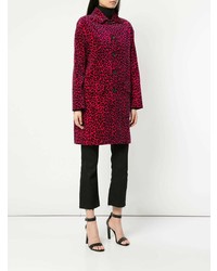Dsquared2 Leopard Print Trench Coat