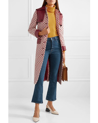 Gucci Med Cotton Blend Canvas Trench Coat