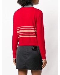 N°21 N21 High Neck Striped Sweater